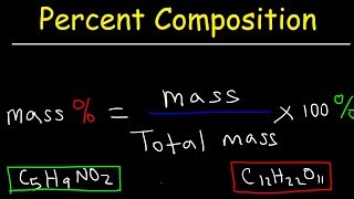 Percent Composition By Mass [upl. by Ellehcan]