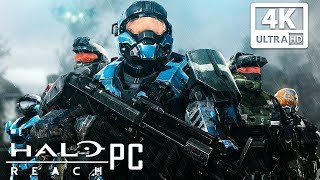 HALO REACH PC All Cutscenes 4K 60FPS Game Movie [upl. by Bergeron]