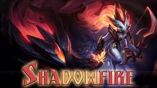 League of Legends Shadowfire Kindred Skin Spotlight [upl. by Jair]