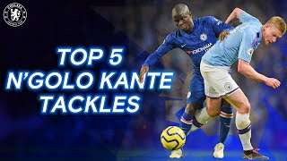 Ngolo Kantes Defensive Masterclass  Top 5 Tackles [upl. by Jo-Anne688]