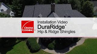 How To Install DuraRidge® Hip amp Ridge Shingles [upl. by Enelehs449]