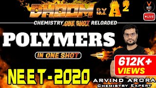 Polymers Chemistry Class 12 One Shot  Chemistry NEET 2023  Arvind Arora Sir [upl. by Sauncho]