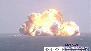 Sea Launch Zenit 3SL Failure  NSS8  Multiview Footage Previously unseen [upl. by Mcgrody]