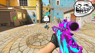 Acting like a BOT then POPPING OFF with a SNIPER HILARIOUS REACTIONS [upl. by Jarl]