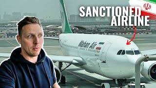 FLYING A SANCTIONED AIRLINE TO IRAN [upl. by Fairman852]