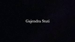 Gajendra Stuti  Srimad Bhagavatam  with Lyrics [upl. by Lleneg]