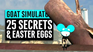 Goat Simulator  25 Secrets and Easter Eggs [upl. by Nysila]