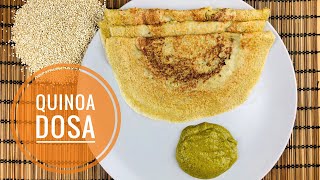 Quinoa Dosa Recipe  No Rice Added  Healthy Recipe  For Weight Loss [upl. by Eleira]