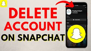 How to Delete Snapchat Account [upl. by Nauqan325]