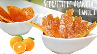 SCORZETTE DI ARANCIA CANDITE 🍊metodo veloce [upl. by Enail]