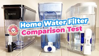 Which water filter is the best Brita vs PUR vs ZeroWater water filter review comparison [upl. by Ajnat]