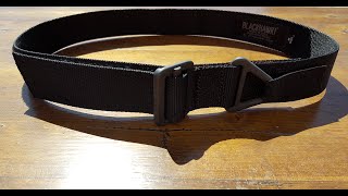 Review of the BLACKHAWK CBQRiggers Tactical Belt [upl. by Jac61]