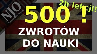 Zwroty po angielsku  Język angielski darmowy kurs  500 zwrotów [upl. by Tillford640]