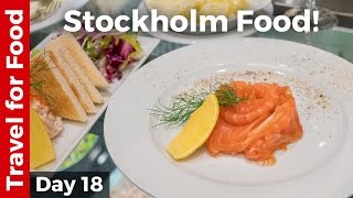 Swedish Food in Stockholm MeltInYourMouth Dill Cured Salmon [upl. by Aiuhsoj179]