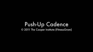 FitnessGram Push Up Test Cadence [upl. by Erimahs490]