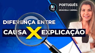 Diferença entre causa X explicação [upl. by Piefer]