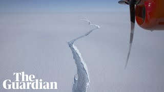 Huge iceberg breaks off from Antarctica [upl. by Aicssej931]