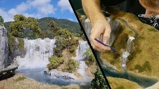 Building the ULTIMATE Waterfall Realistic Scenery Vol11 [upl. by Teerpnam925]