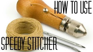 How To Sew using a Speedy Stitcher [upl. by Alliuqa]