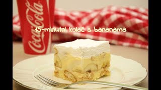 15minutni kolač s bananama • ReciPeci Sandre Gašparić [upl. by Moselle622]