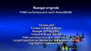 Vive les Fetes Un Film Avec Caillou End Credits Warner Home Video Version [upl. by Paulina]