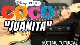 COCO  JUANITA  Guitar Tutorial DONT BE FORGOTTEN [upl. by Ahsieyk]