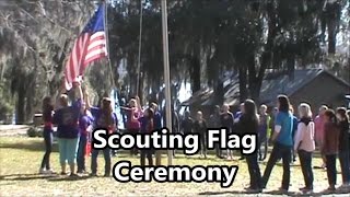 Flag Ceremony for Scouting [upl. by Franky968]