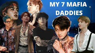 My 7 Mafia DaddiesOT7 BTS oneshot12 1K special🥳🥳🥳 [upl. by Naga]