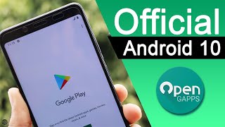 How To Install Official Open Gapps On Android 10 ROMs [upl. by Asil]