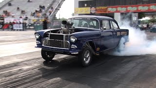 Best of 5557 CHEVYS Drag Racing in HD [upl. by Nedyarb]