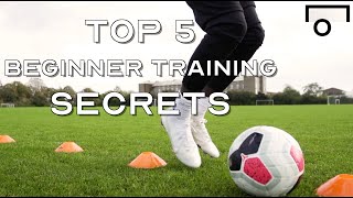 TOP 5 SOCCER TRAINING SKILLS FOR DUMMIES  BEGINNER TRAINING SKILLS [upl. by Etnelav751]