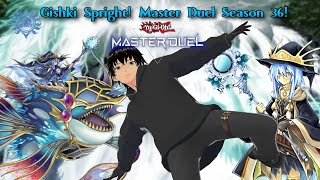 Gishki Spright Season 36 Master Duel Decklist and replays [upl. by Eimaral687]