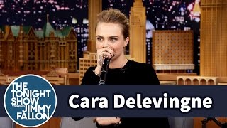 Cara Delevingne Spits a Sick Freestyle Beatbox [upl. by Eyllek]