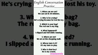 English Conversation Practice  150 Questions and Answers in English [upl. by Theran]