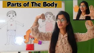 Virtual Class Activity Body Parts  Parts of Body  Our Body [upl. by Claribel950]