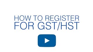 How to register for the GST or HST in Canada [upl. by Niboc]