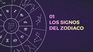 Los Signos del Zodiaco 01  ASTROLOGÍA GRÁFICA Doce energías [upl. by Aihc]