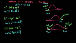 Critical Value t Using TI84 [upl. by Irme608]