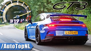 PORSCHE 911 GT3 992 0319KMH INSANE SOUND by AutoTopNL [upl. by Chapman482]