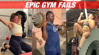 CROSSFIT amp WORKOUT FAILS COMPILATION  EPIC GYM FAILS [upl. by Ahsiyt]