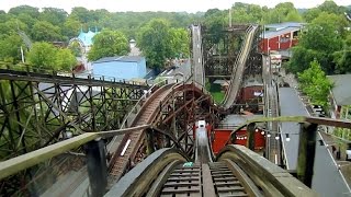 Rutschebanen front seat onride HD POV Bakken [upl. by Enylrac]