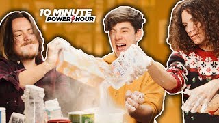 Making SLIME ft CrankGameplays  Ten Minute Power Hour [upl. by Aynekat758]