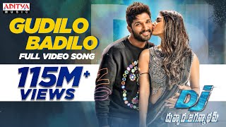 Gudilo Badilo Full VideoSong DJ Duvvada Jagannadham  Allu Arjun DSP Hits  Aditya Music [upl. by Ifok]