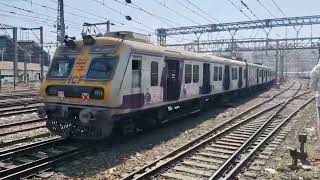 Mumbai local traincsmtcentralrailways [upl. by Nyvets463]