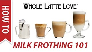 Milk Frothing for Beginners [upl. by Hadrian]