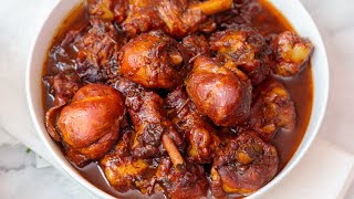 Trinidad Stew Chicken  Brown Stew Chicken [upl. by Malissia224]