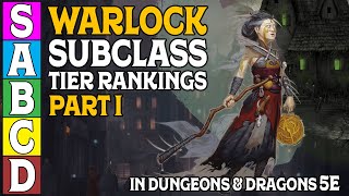 Warlock Tier Rankings Part 1 in Dungeons and Dragons 5e [upl. by Sisco4]