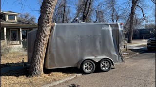 Enclosed Trailer Rebuild Part 1 [upl. by Nohpets10]