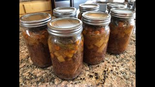 Pressure Canning Beef Stew [upl. by Brunell]