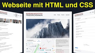 HTML und CSS Tutorial für Anfänger  Eigene Webseite erstellen [upl. by Giddings788]